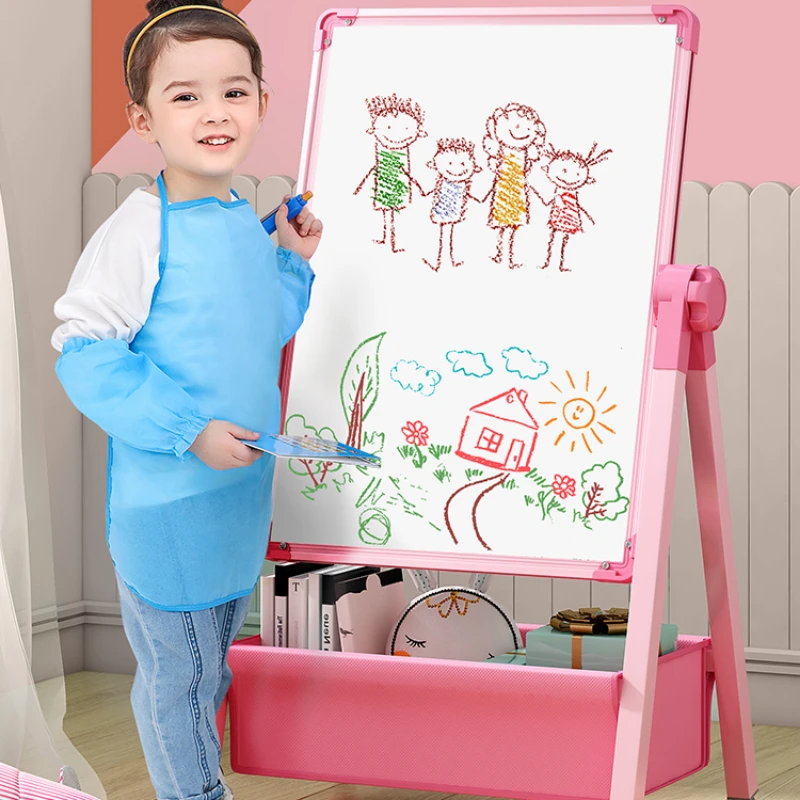 Kids drawing board baby magnetic double-sided teaching home small blackboard