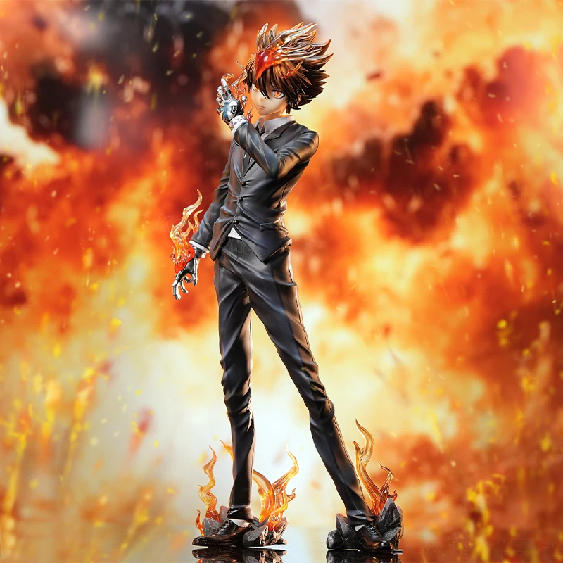 Katekyou Hitman REBORN! Figura de Anime de Sawada Tsunayoshi Renacida! Figura de acción de Rokudou Mukuro/Hibird/Hibari Kyouya, modelo de muñeco de juguete