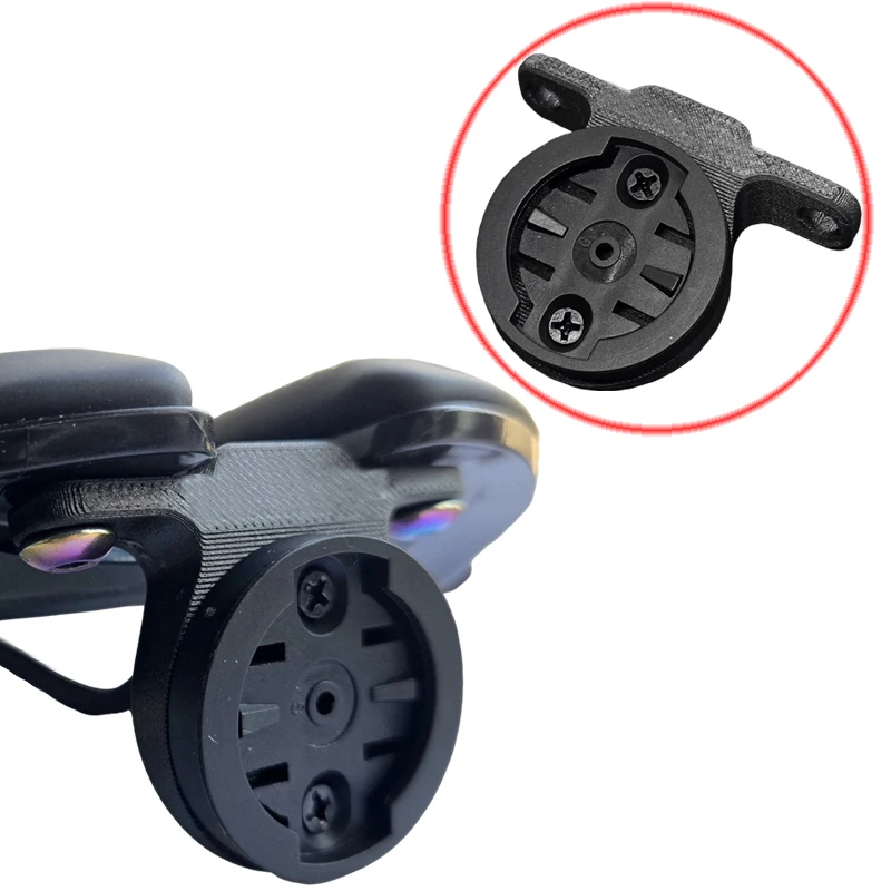 1PCS For Terk Bicycle Open/No Open Saddle Tail Light Mount Garmin Interface 3D Printed Fixing Base Outdoor Riding DIY Accessory