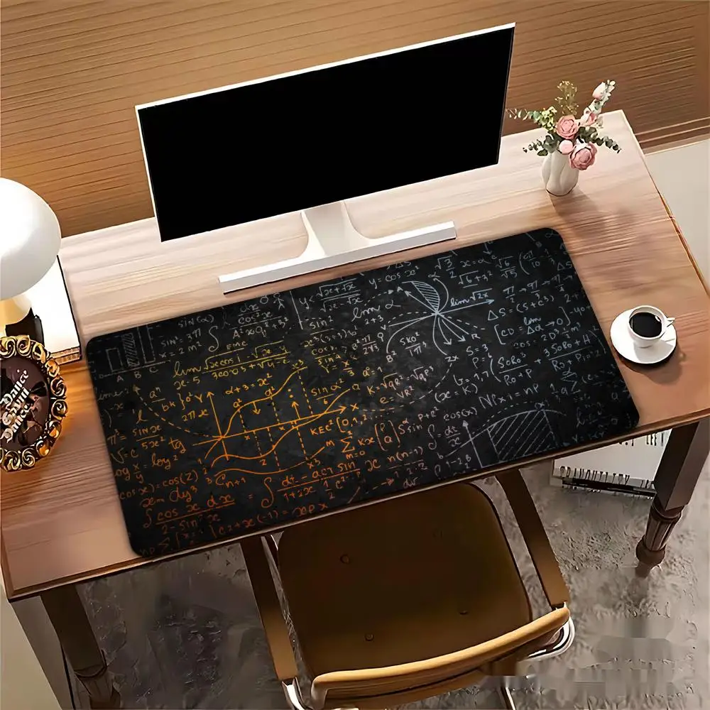 Mathematics New Mouse Pad Large Rubber Anti-slip PC Desk Accessories Mousepad for Office and Gamer Keyboard Decor Mat Computer