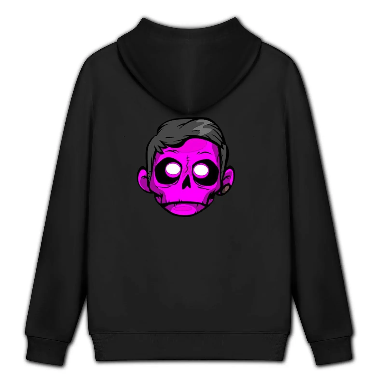 Zomboy Head الوردي هوديي ملابس الذكور سترة الخريف ملابس الرجال للرجال جديد مقنعين المحملة