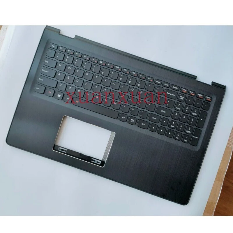 NEW For Lenovo Flex 3 1580 1570 Yoga 500-15 Palmrest Cover Backlit Keyboard US