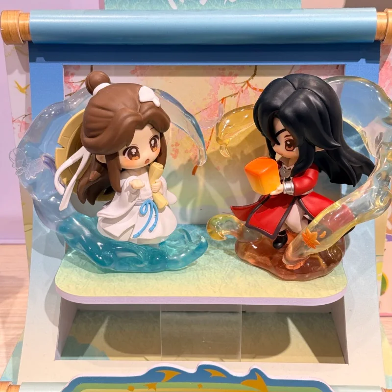 Spot Original Xielian Huacheng Figurine Model Ornament Tian Guan Ci Fu Blind Box Cosplay Costume Action Figure Collectible Gifts