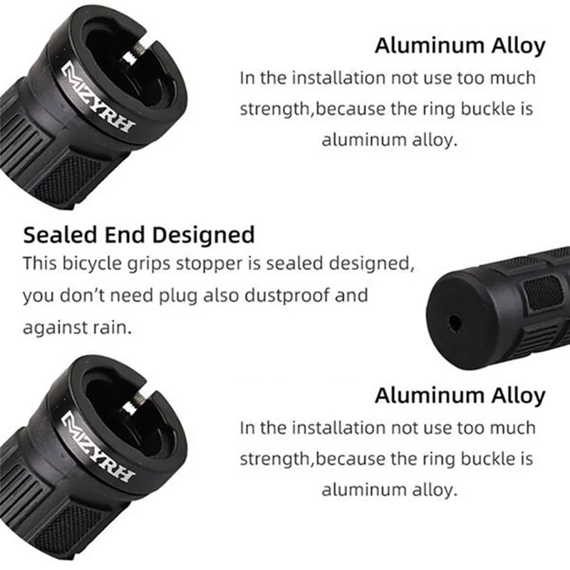 A26P MZYRH poignées de guidon de vélo BMX vtt poignées de vélo couverture poignées de barre de vélos antidérapantes, vert