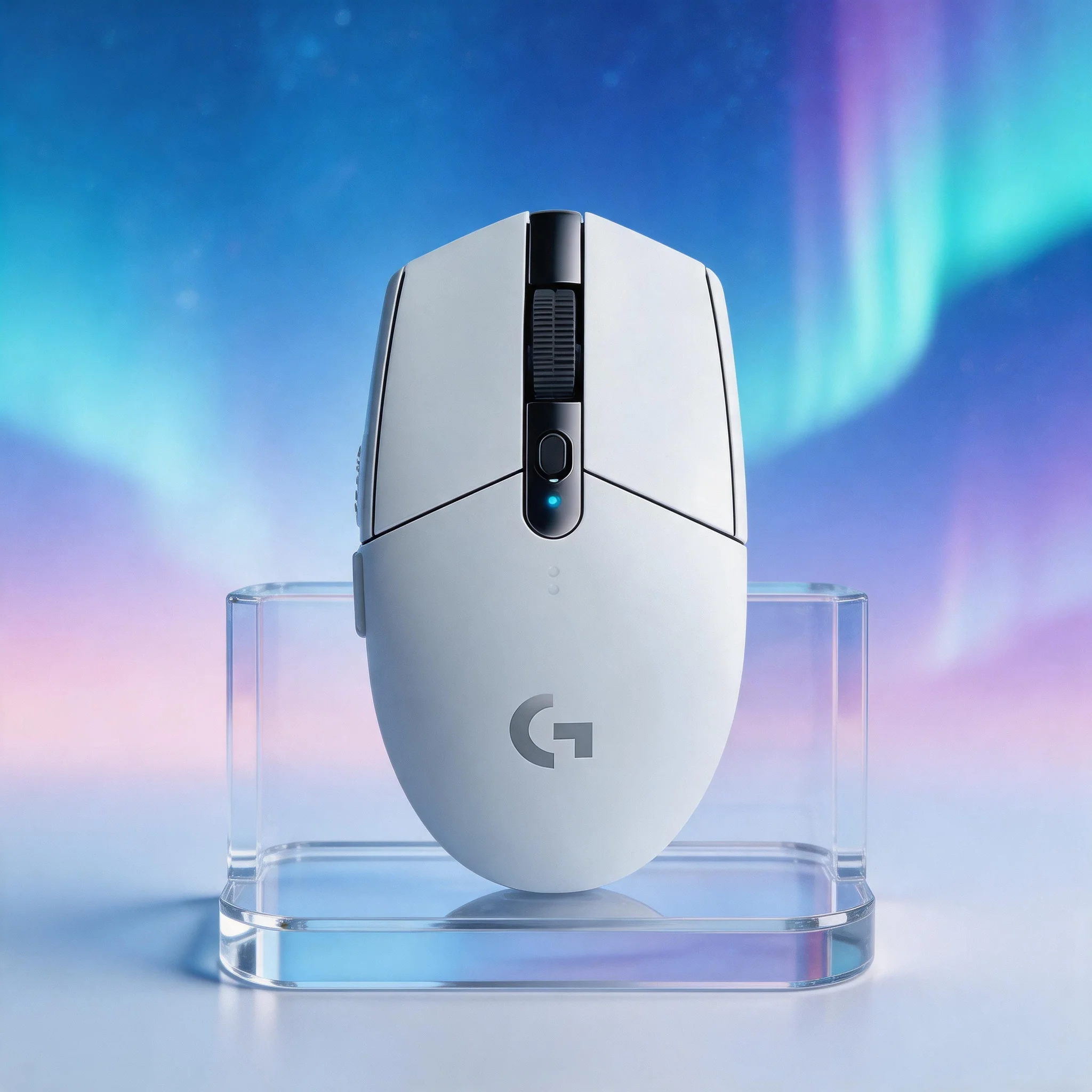 White version Logitech G304 LIGHTSPEED gaming mouse - six programmable buttons with ultra-long battery life performance