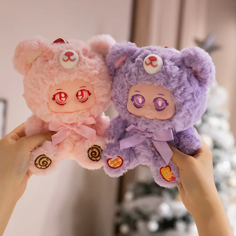 Blind box series bear candy, mystery box, adorable Inyl plush toys, kawaii doll, pendant backpack, birthday gifts for girls