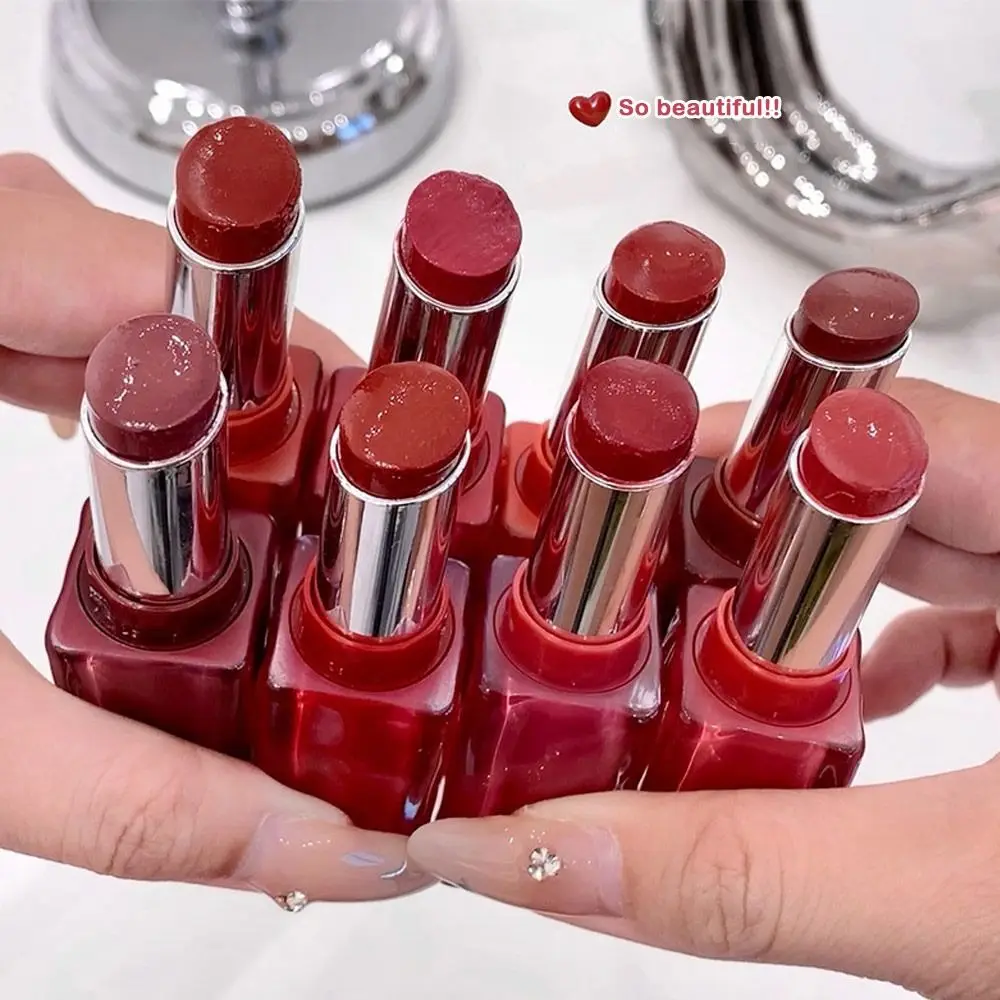 جديد مرآة ترطيب الوجه أحمر الشفاه مقاوم للماء الزائفة الطبيعية عارية الشفاه الصقيل طويلة الأمد غير عصا كوب الشفاه ماكياج النساء