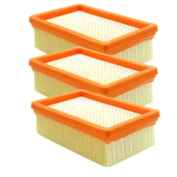 1PC Flat-Pleated Filter for KARCHER MV4 MV5 MV6 WD4 WD5 WD6 Wet and Dry Vacuum Cleaner Parts #2.863-005.0 HEPA Filters