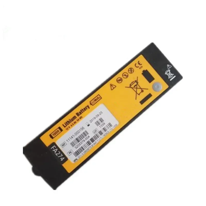 Replacement Lifepak1000 10N-2500SCK 12V 2500mAh 2.5Ah rechargeable li-ion  battery