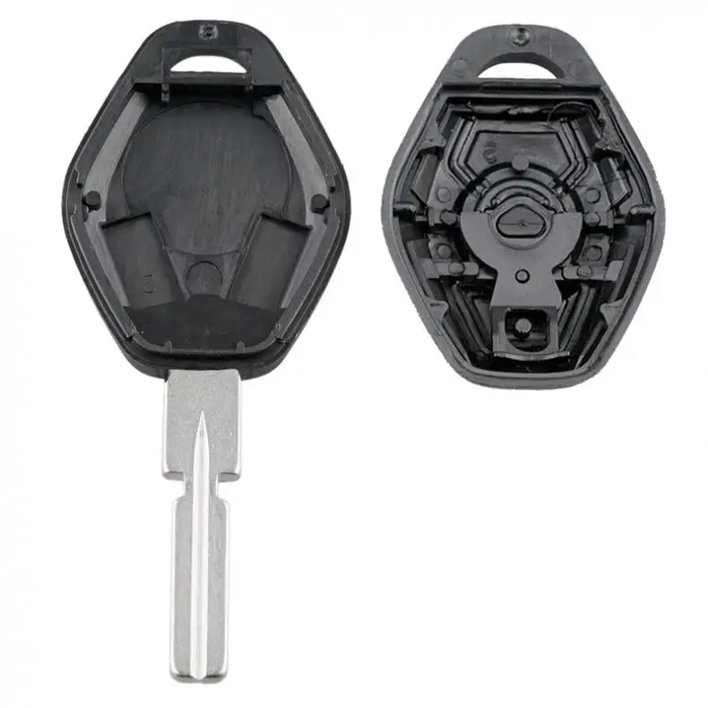 자동차 키 포브 원격 키 케이스 쉘 자동차 키 커버 교체, HU58 블레이드 장착, BM-W 1, 3, 5, 6, 7 시리즈 X3, X5, Z3, Z4