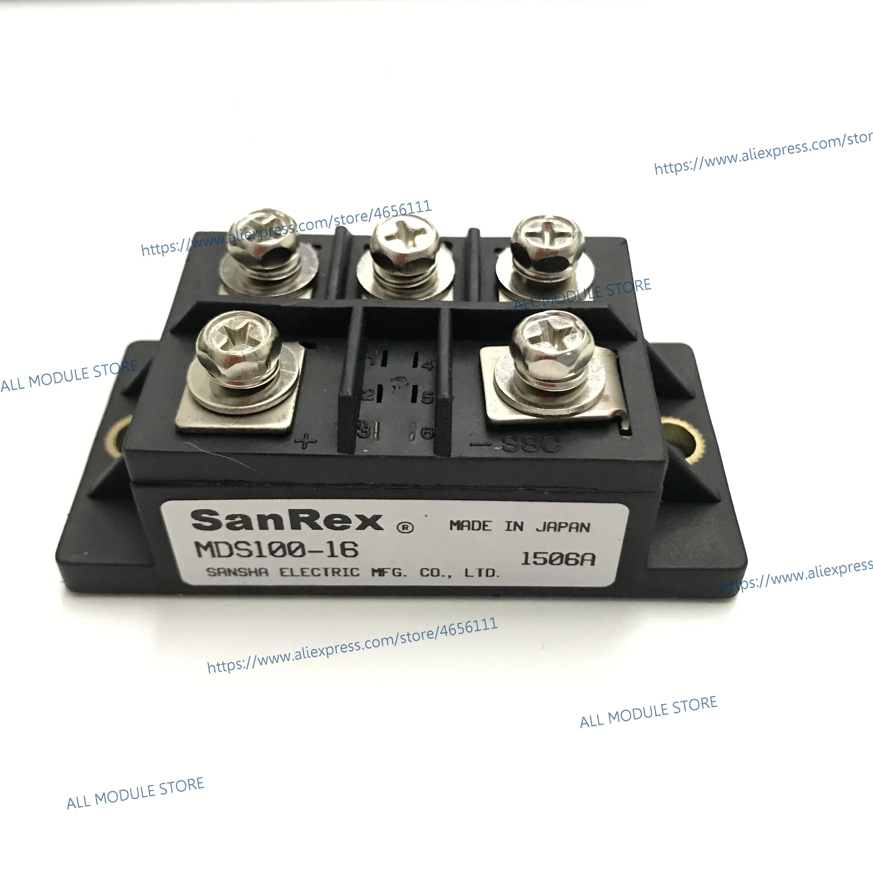 MDS100A 3-Phase Diode Bridge Rectifier 100A Amp 1600V MDS100-16 MDS100A1600V MDS100A 1600V