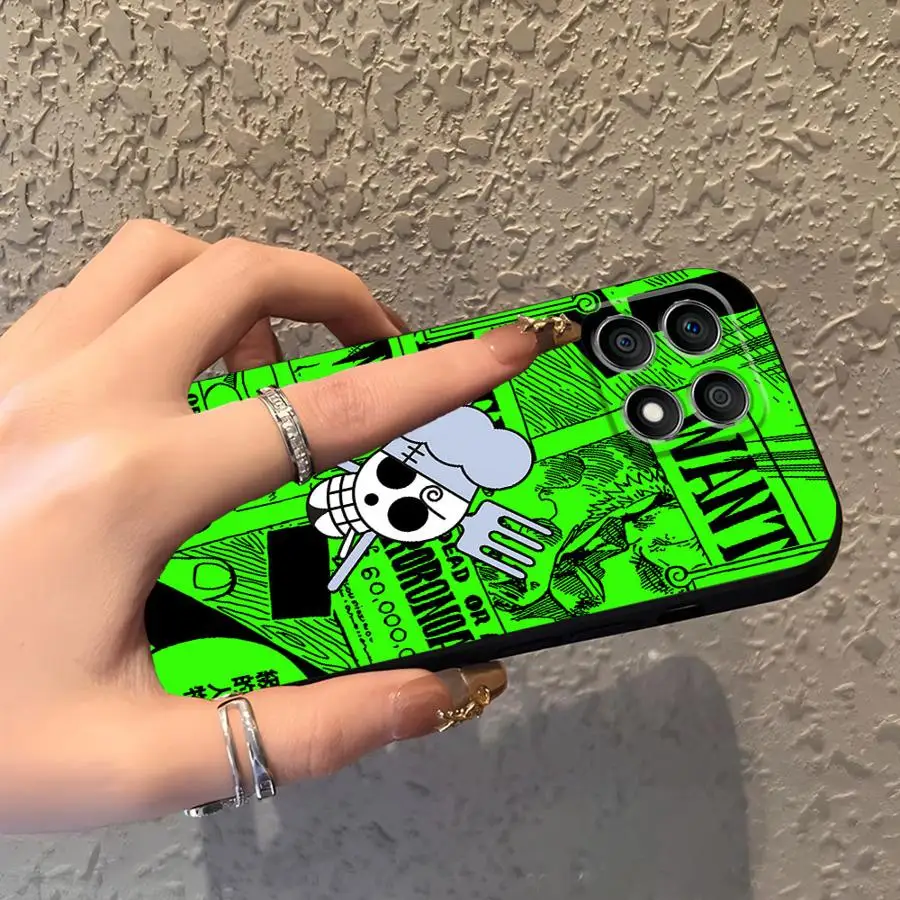 حافظة لهاتف Honor X9 X8 X7a 90 Lite X9c 8X X7 70 X9a شعار قطعة واحدة تجريدي #2