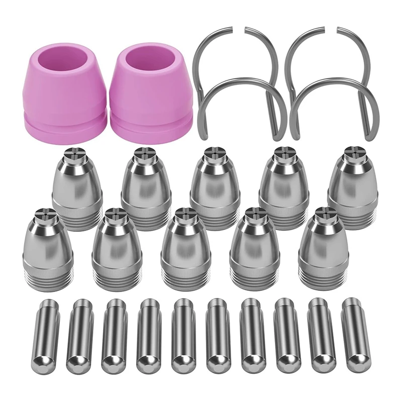 

M11K-AG-60 Plasma Cutter Torch Consumables, 040 SG-55 AG-60 WSD-60 Plasma Cutter Accessories For CUT55/CUT55PRO, 24 Pcs