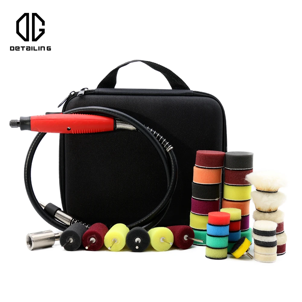 

DETAILING M14 Drill Polish Pads Buffing Polishing Sponge Kit Set Car Wheel Hub Polish Buffing Shank Waxing Foam Polisher
