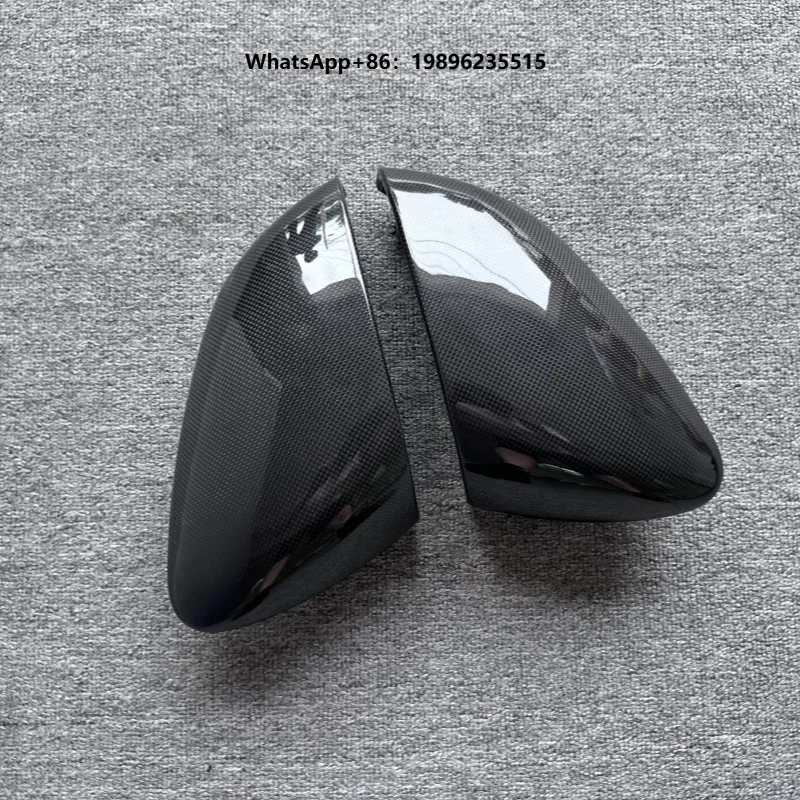 A Pair of Rearview Mirror Housing Body Kit for Upgraded Adhesive Dry Carbon Fiber