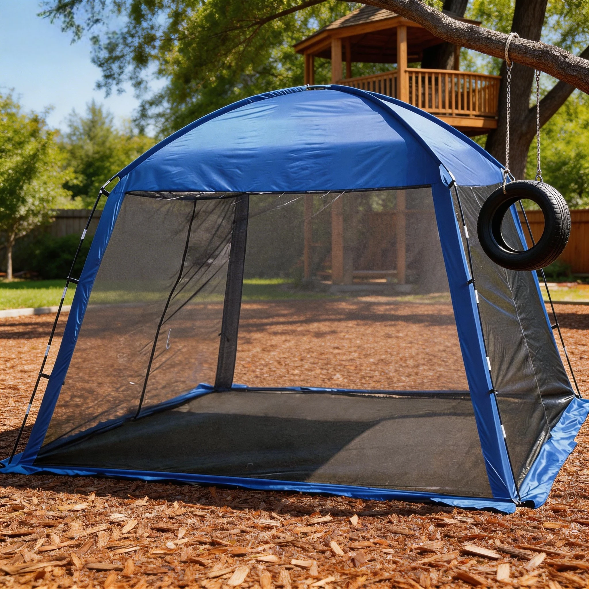 

Large Tent Outdoor Mosquito Net Tent Waterproof UV Protection Canopy for Family Picnic Party Garden Backyard Activities