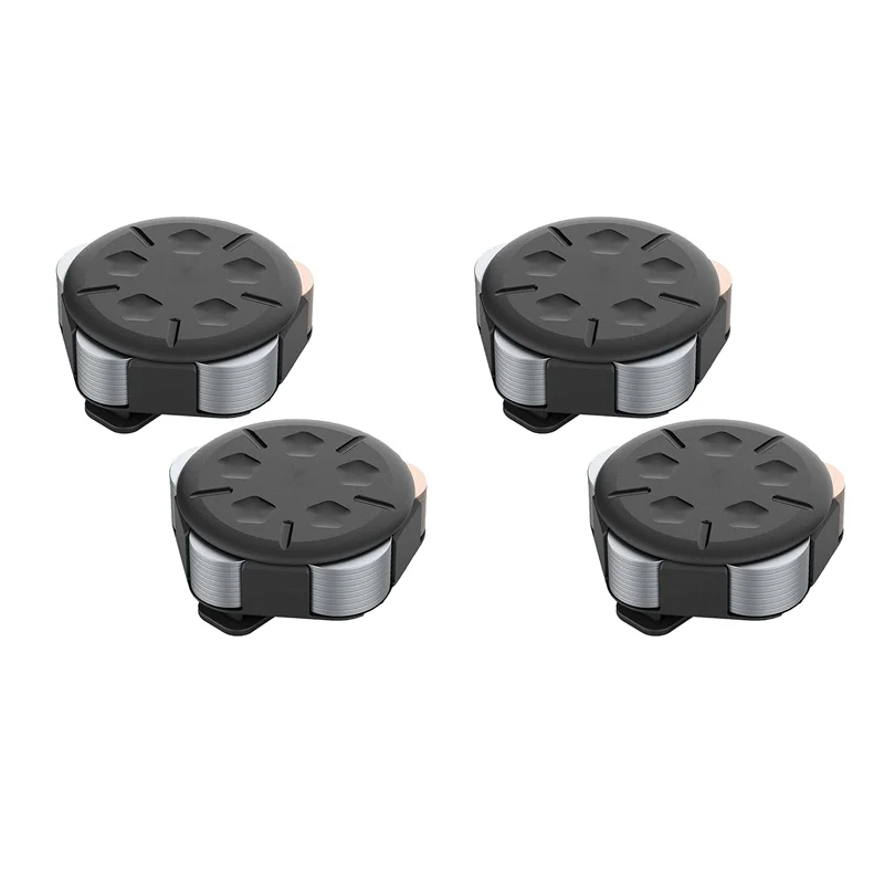 FORW-4 Pack Coin Dispenser - Portable Coin Case With Clip, Change Holder Minimalist Coin Collection Wallet (4 Pack, Black)