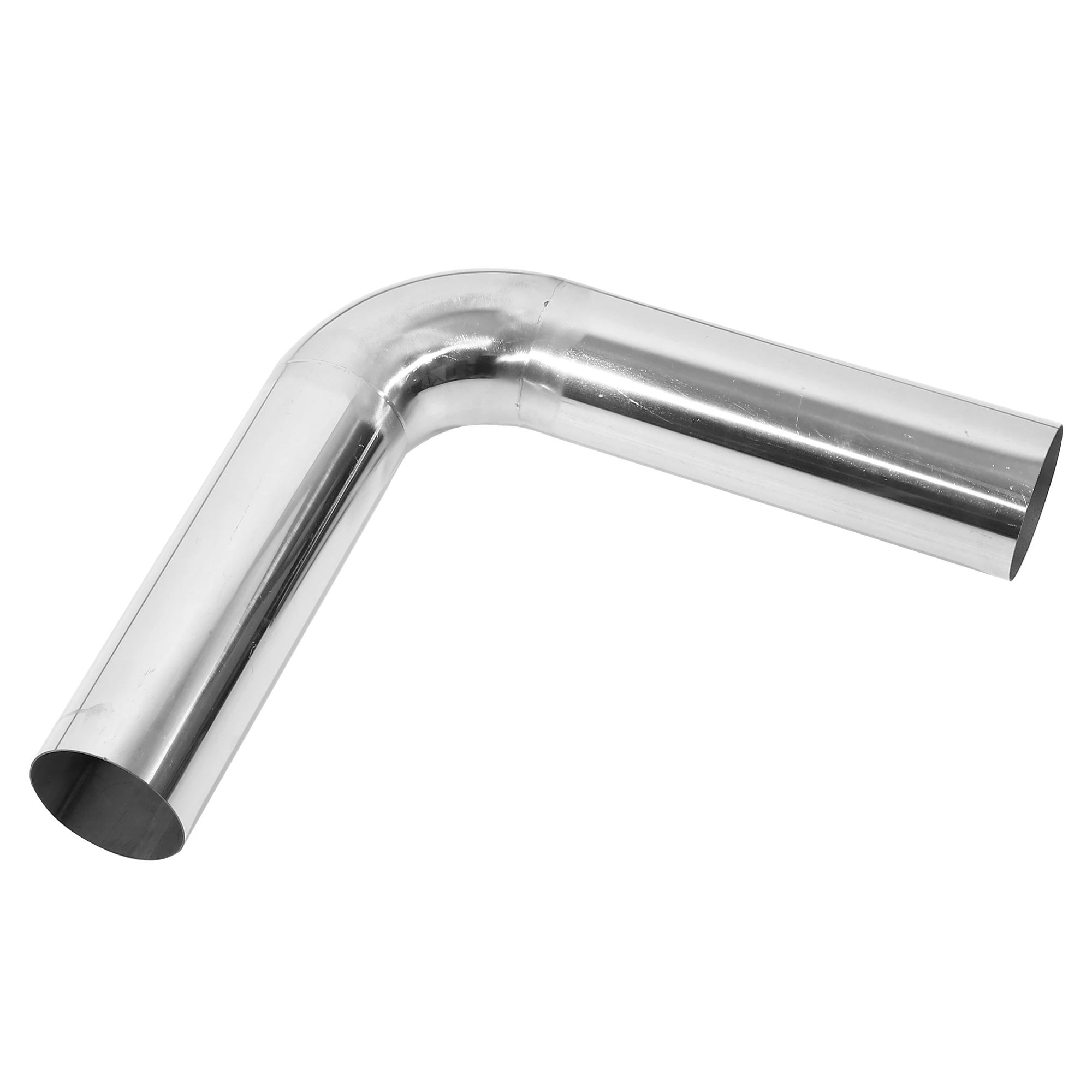 UXCELL 90 Degree Exhaust Pipe 51mm 57mm 63mm 76mm 89mm OD Car Mandrel Bend Exhaust Tube Pipe T304 Stainless Steel Universal