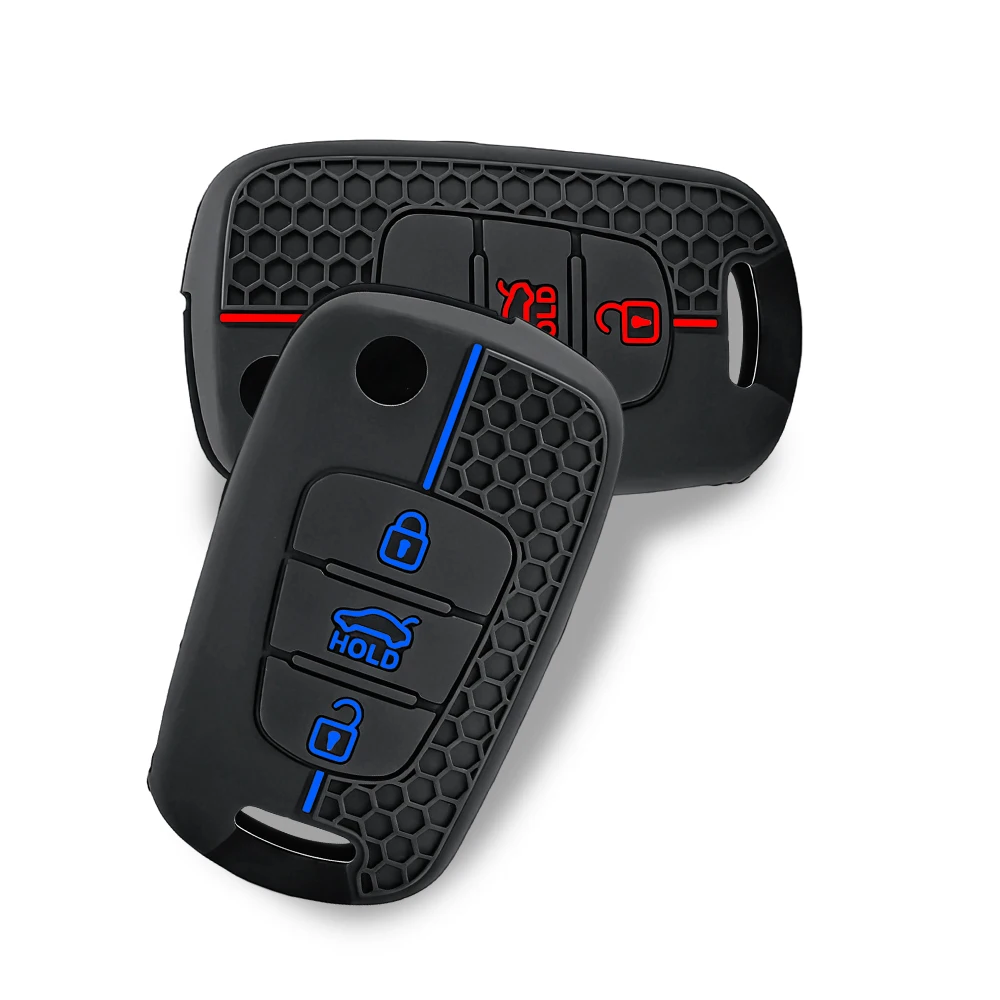 Silicone Key Case Cover For Kia Soul Venga Picanto Rio Sorento Ceed Sportage For Hyundai i20 i30 Veloster ix20 - view 4