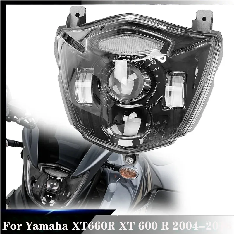 For YAMAHA XT660R LED Headlight 2004-2016 XT 660R High Low Beam IP67 E24 84W High Brightness XT660 R XT 660 Headlights Assembly