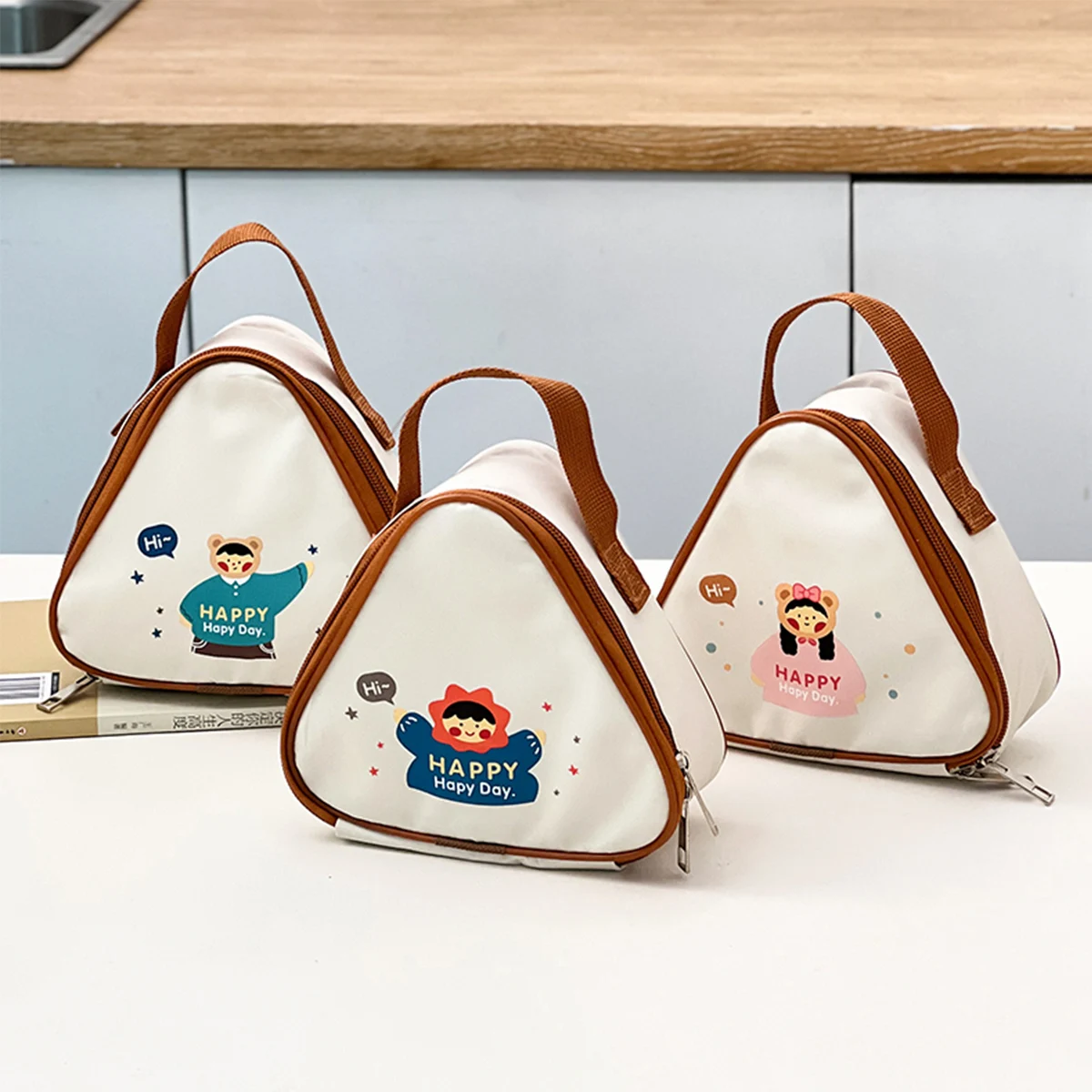 Mini Cartoon Insulated Lunch Box Bag Portable Reusable Picnic Cooler Bag Oil Proof&Waterproof Thermal Lunch Bag For Kids Student