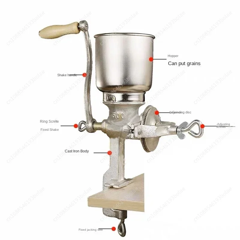 Grain G*rinder Hand-cranked Corn Nut soy peanuts rice Manual Graining machine Restaurant Cereals G*rinder 1pc