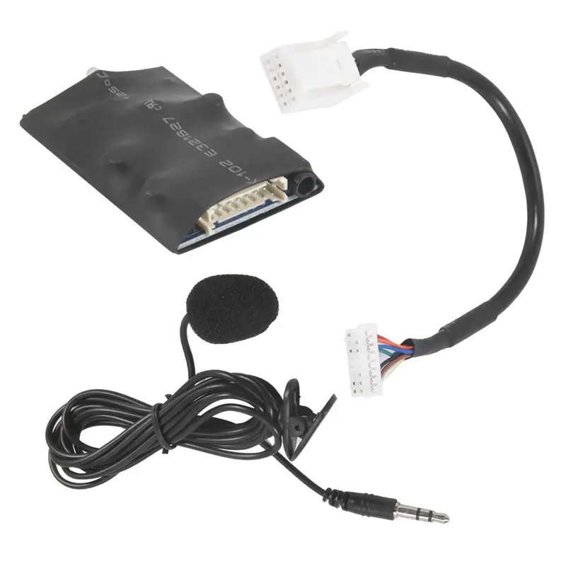 

Автомобильный аудиоадаптер Bluetooth, AUX-кабель, микрофон, интерфейс для музыки, дисковый адаптер для Toyota Camry, Corolla, RAV4-A02G