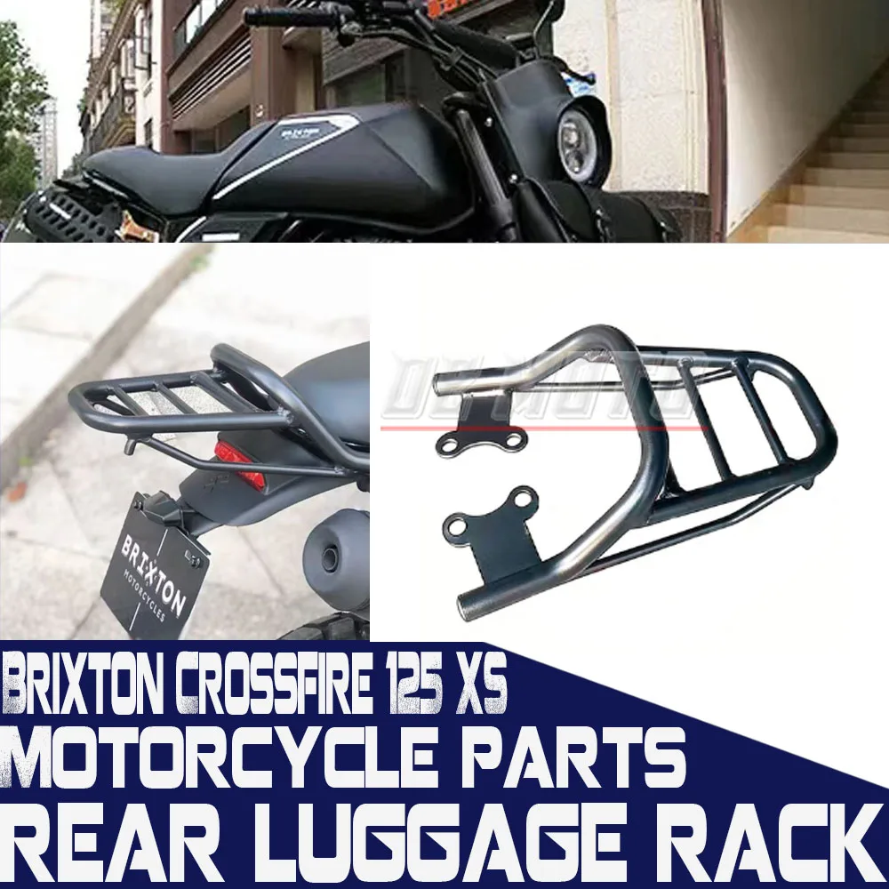 FOR Brixton Crossfire 125 XS 125XS Crossfire XS 125 Rear Seat Rack Bracket Luggage Carrier Cargo Shelf Support
