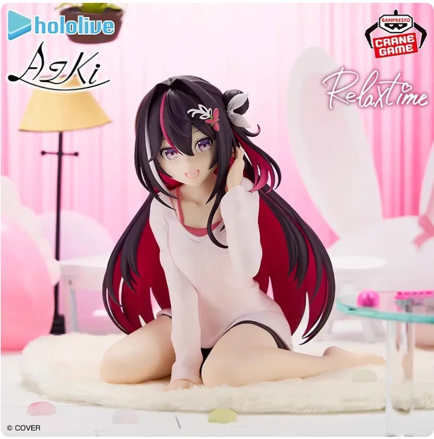 Oryginalne figurki anime Bandai Hololive IF Relax Time AZKi Figurka Model Ozdoby na biurko Kolekcjonerskie