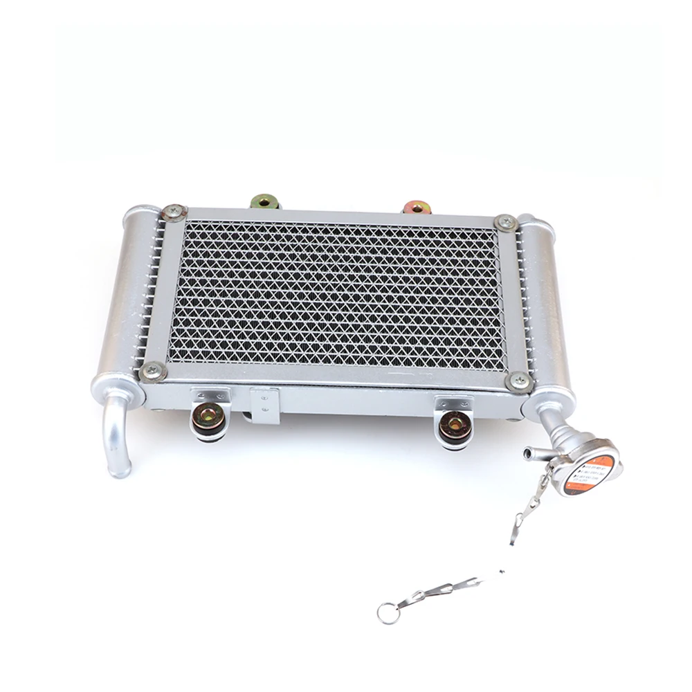 Aluminum Motorcycle Radiator Cooling Water Cooler for Honda 200CC 250CC BS200 ATV UTV Quad Bike Buggy Motorcycle Accessories
