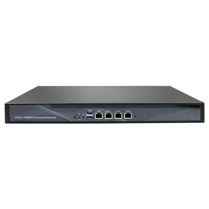 N2840 four network port 1U rack type Aikuai router sixth generation I3I5I7 superimposed flow control industrial control