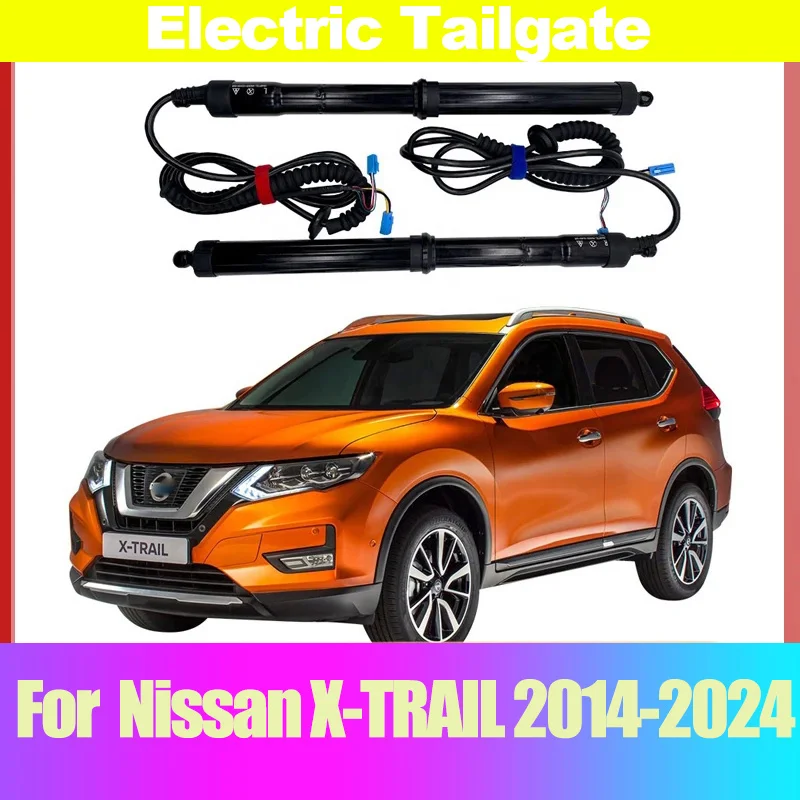 

Для нового Nissan X-TRAIL 2014-2024, Модифицированная электрическая задняя дверь, модификация автомобиля, автоматический подъем, детали для задней двери автомобиля