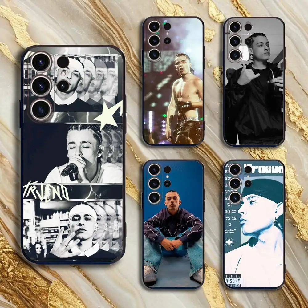 

Trueno Rapper Phone Case For SamsungS25,24,21,22,23,30,Ultra,20,Plus,Fe,Lite,Note,10,9,5G Black Cover