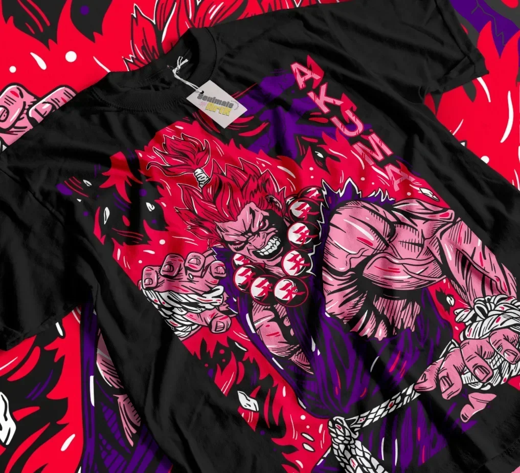 Akuma Gouki Fighting T-Shirt Video Game Gaming Unisex Shirt Soft Tee All Sizes