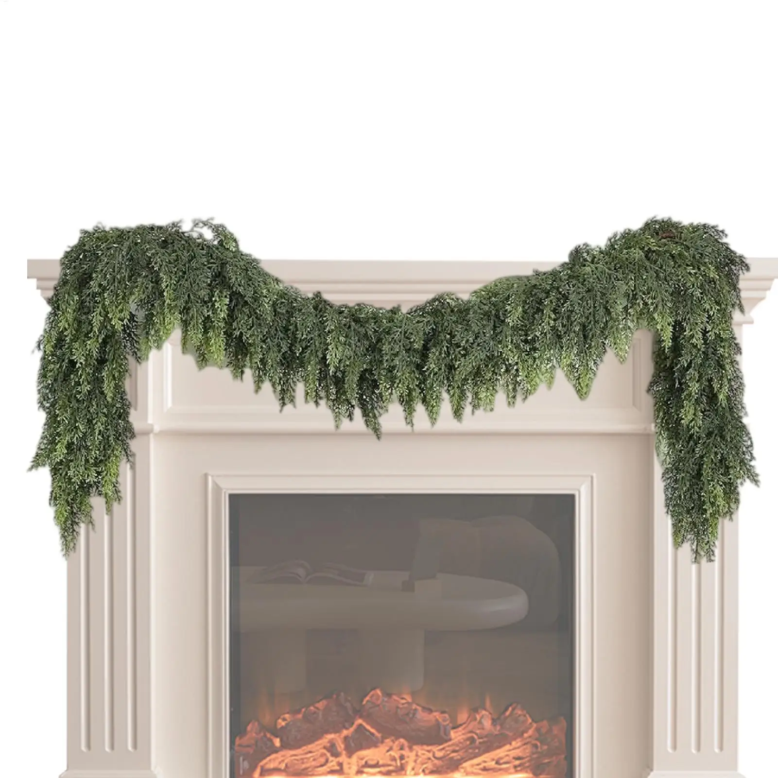 150/180/270cm Artificial Plants Christmas Garland DIY Wreath Xmas Navidad Home Decoration Pine Tree Rattan Hanging Ornament