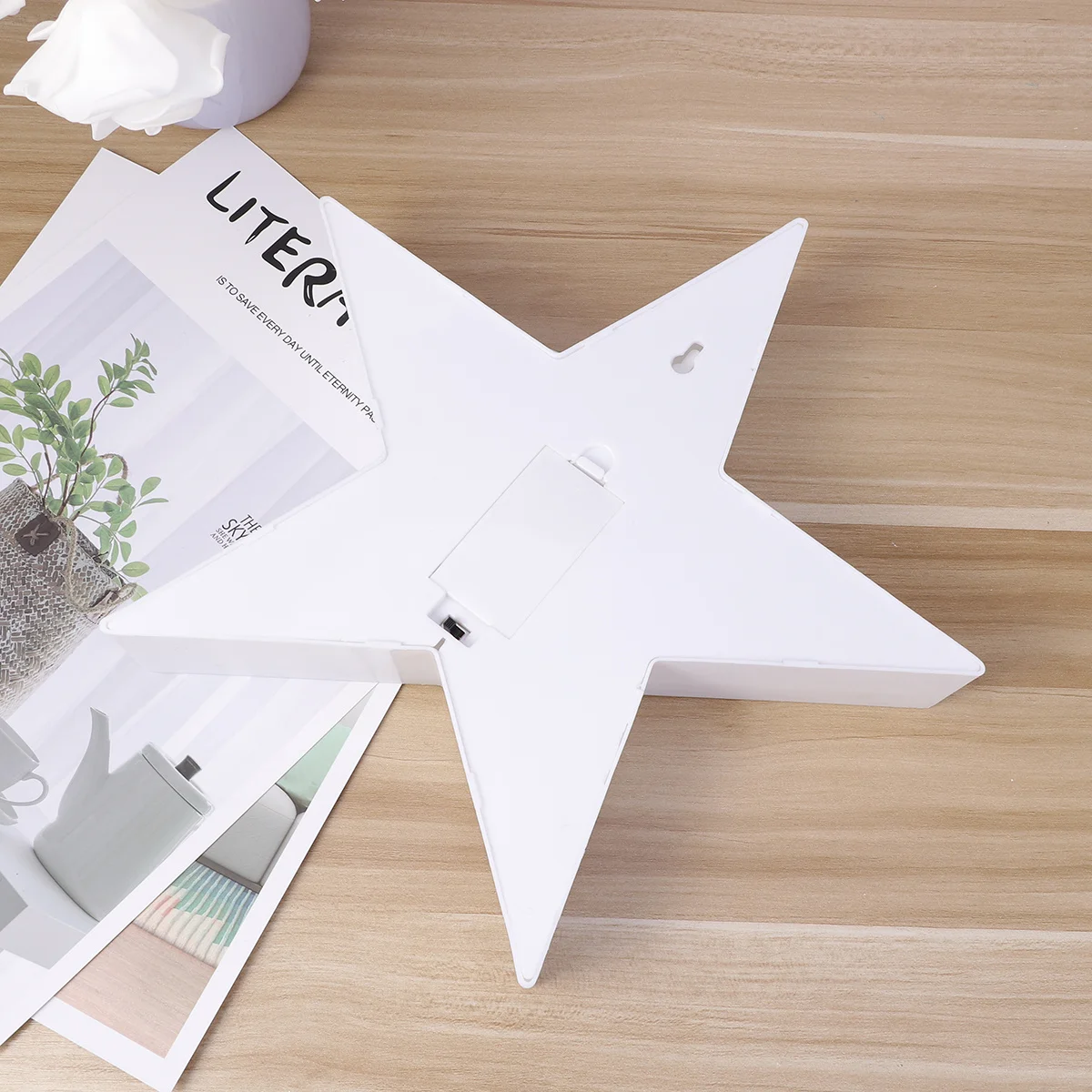 

Star Desktop Lamp LED Christmas Decoration for Home Bedroom Store Shape Night Light No Included Various