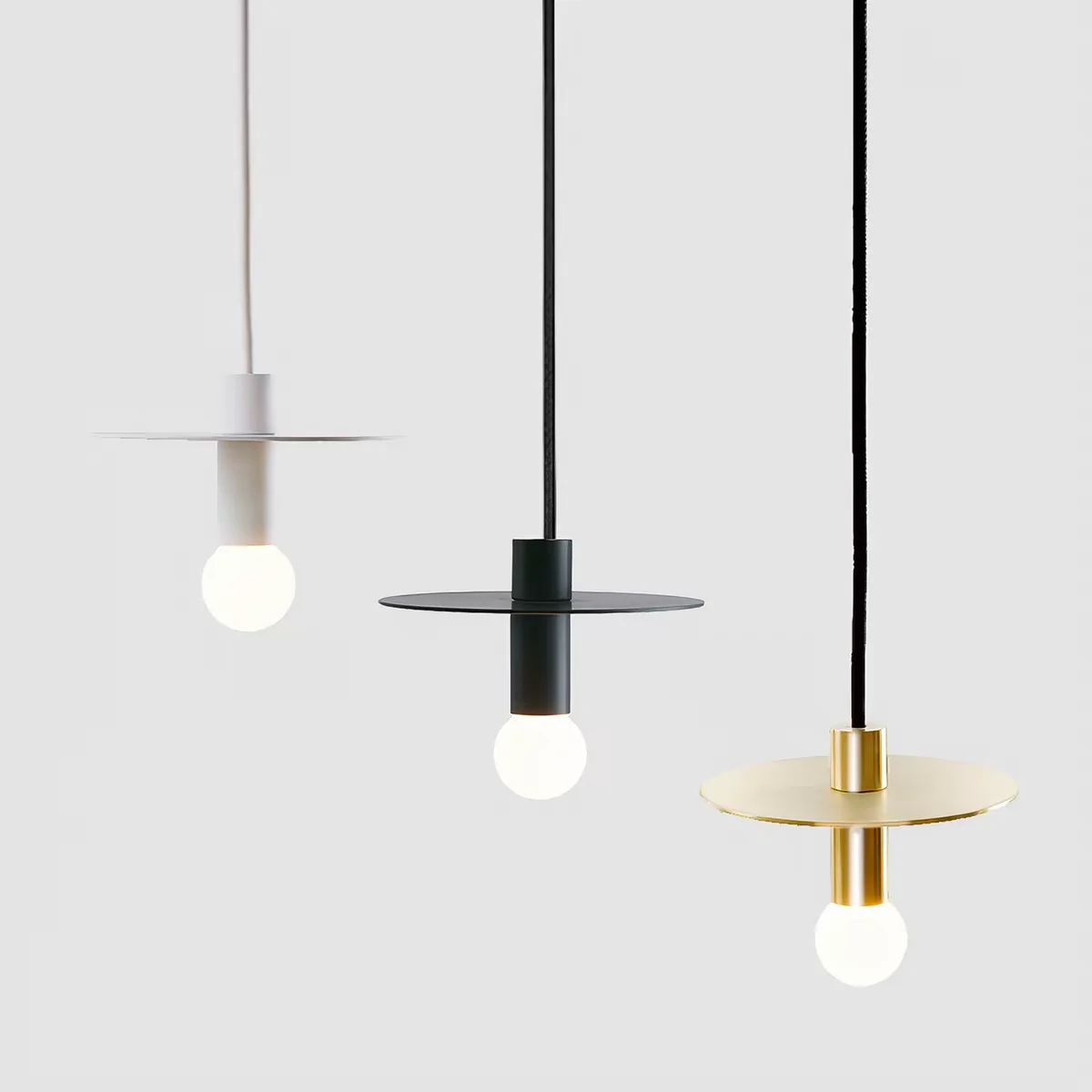 Nordic LED Pendant Light for Bedroom Restaurant Bar Counter Hallway Living Room High-quality Single Head Hanging Wire Lamp E27