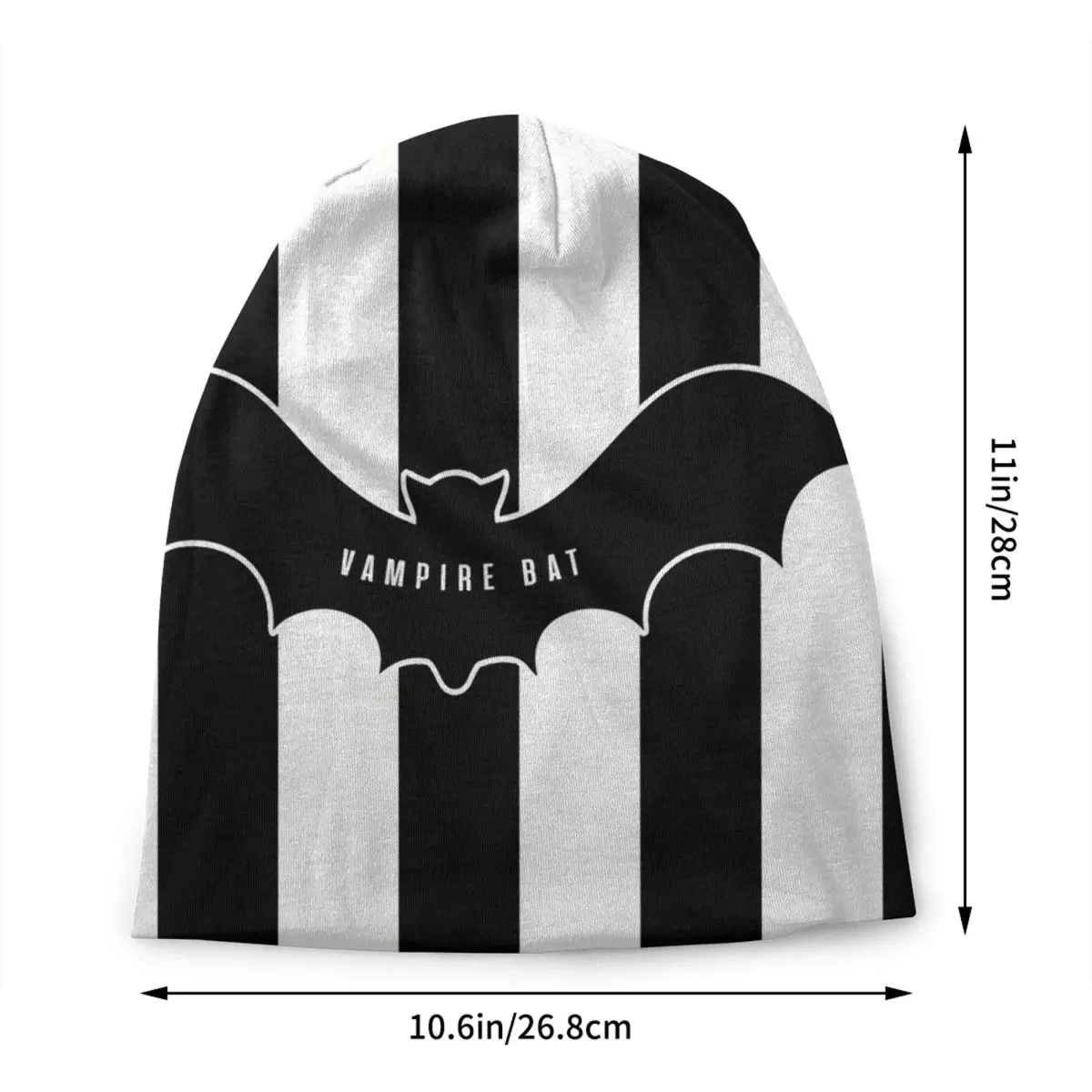 Vampire Bats Skullies Beanies Caps For Men Women Unisex Winter Warm Knitted Hat Adult Halloween Goth Occult Witch Bonnet Hats