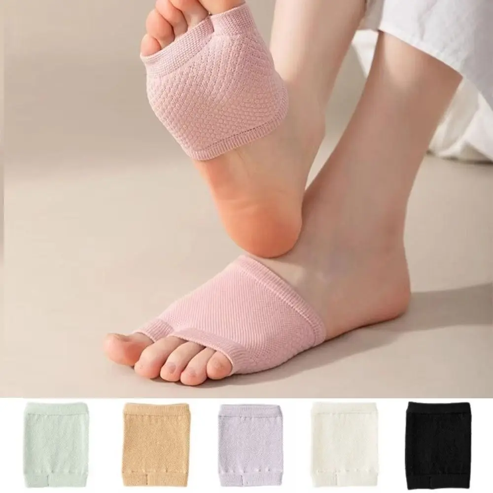 Durable Soft Forefoot Socks Elastic Half Palm Half Feet Socks Comfort Padding Men