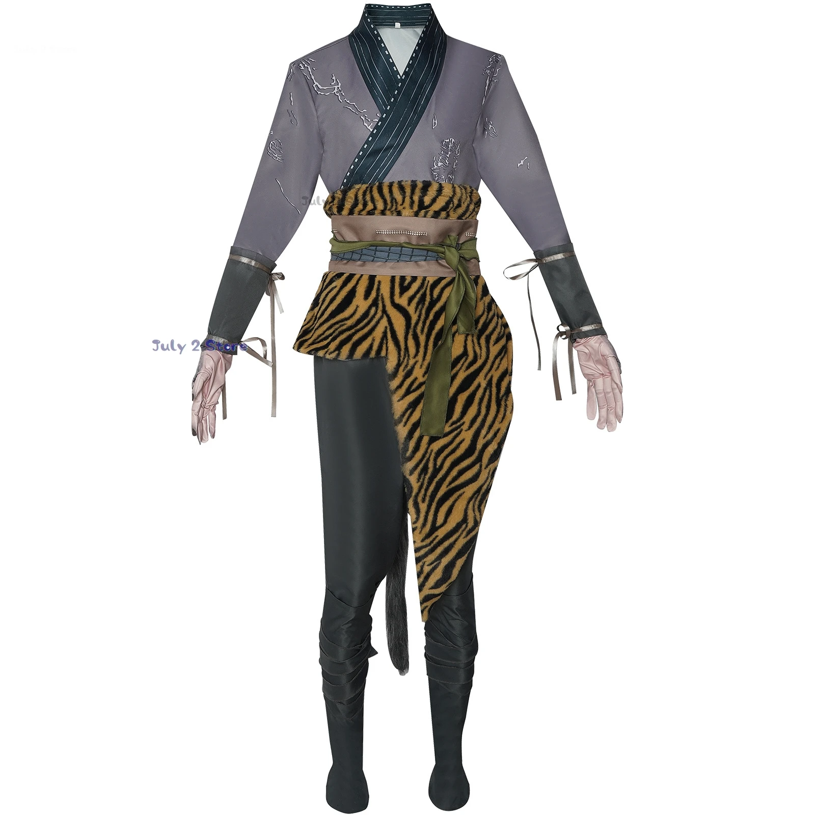 Wukong تأثيري زي للبالغين والأطفال ، زي لعبة أنيمي ، ملابس حفلة هالوين ، أسطورة سوداء ، متجه شمس واحدة ، الكبار