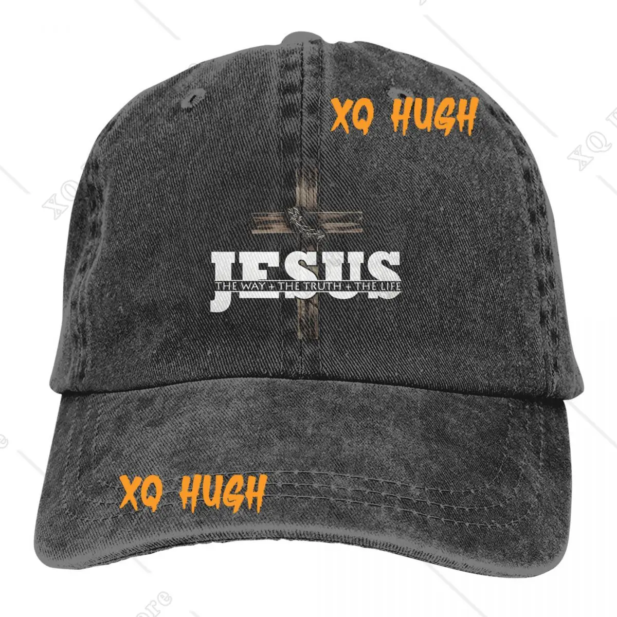 

Jesus Cross Jesus Christ Unisex Washed Cotton Cap Vintage Baseball Cap Casual Outdoor Sports Hat