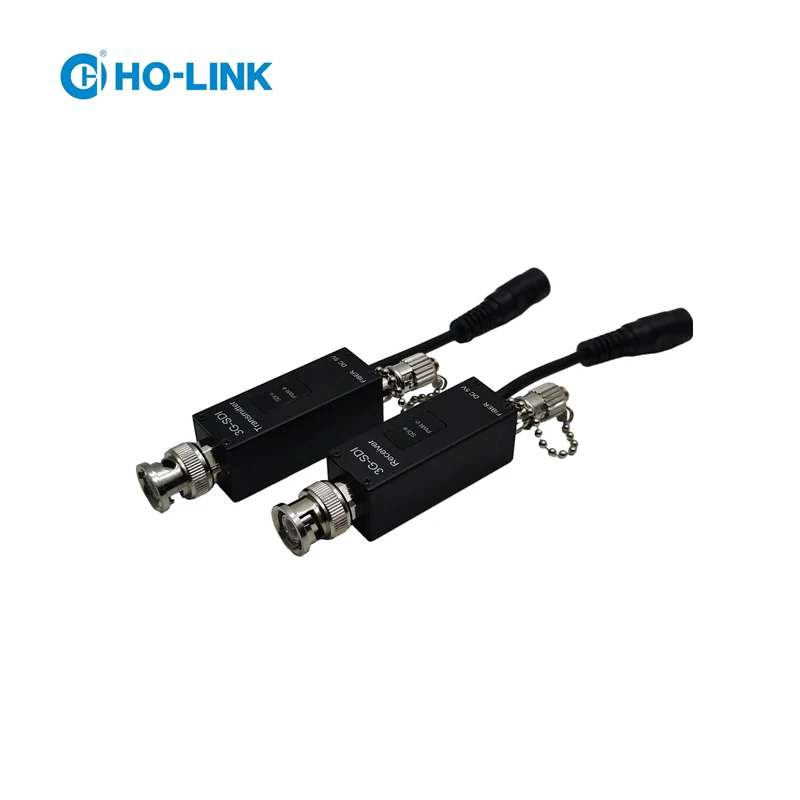 SDI Fiber Converter Single Mode Fiber ST Connector 10KM 3g-sdi fiber extender