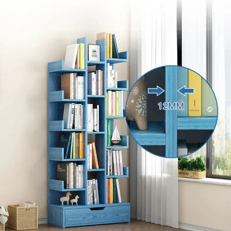 Modern Library Bookcase Toy Storage Modular Display Bookcase Small Office Home Furniture
