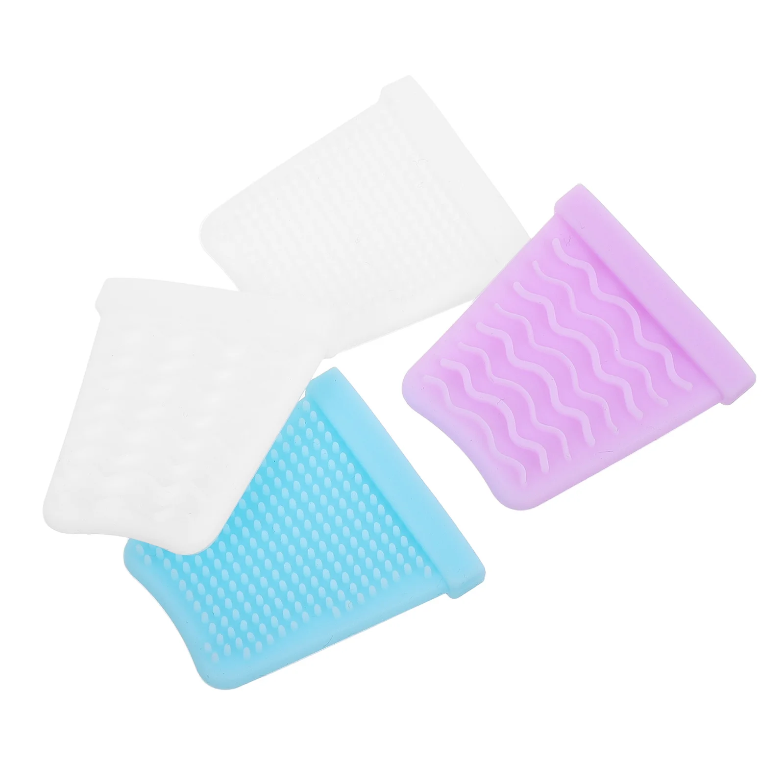 4 قطعة أغطية حماية من السيليكون لأداة تنظيف الوجه، واقيات رأس مكشطة الجلد، قابلة لإعادة الاستخدام، صيانة نظيفة، سبا أساسية