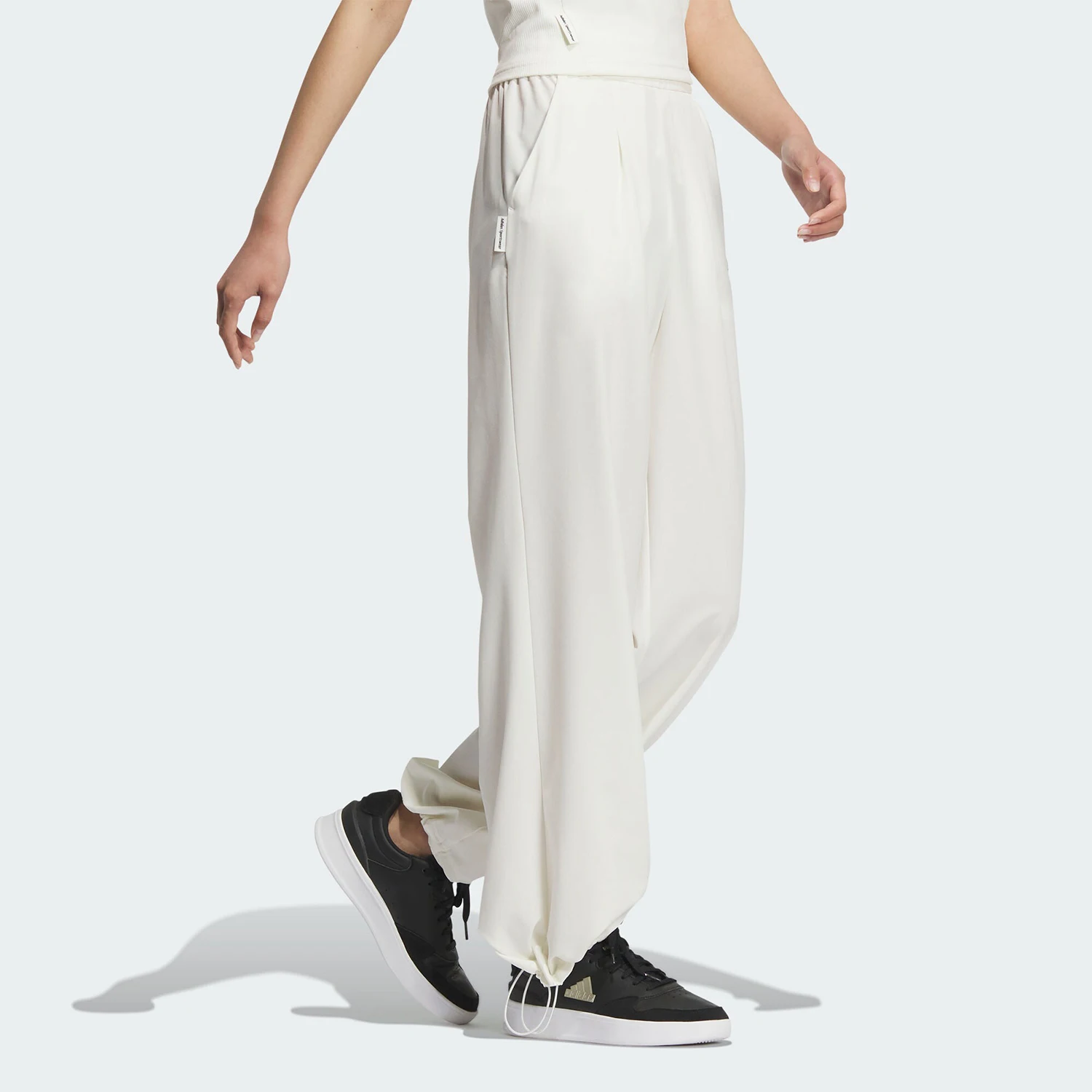 Adidas Official Genuine W LOGO PANT Women's Woven Sport Casual Pants JI7473