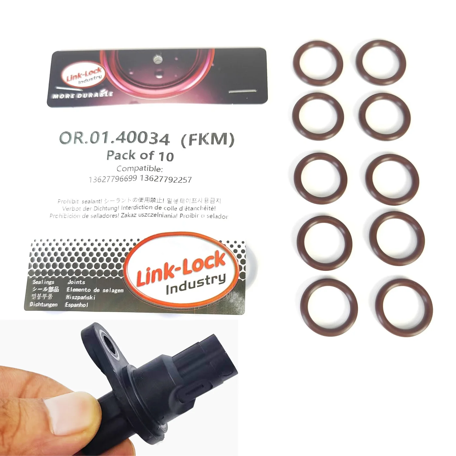 10PCS Fkm Viton OR.…