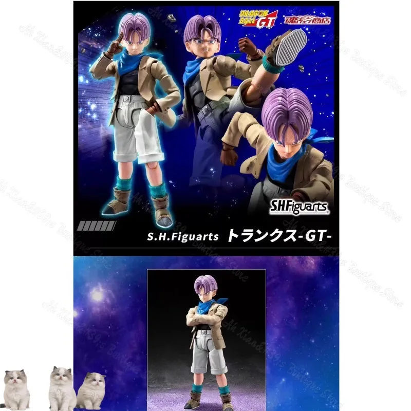 

24-часовая доставка Bandai Dragon Ball GT S.H.Figuarts SHF TRUNKS GT Аниме Фигурки Коллекция Модель игрушки