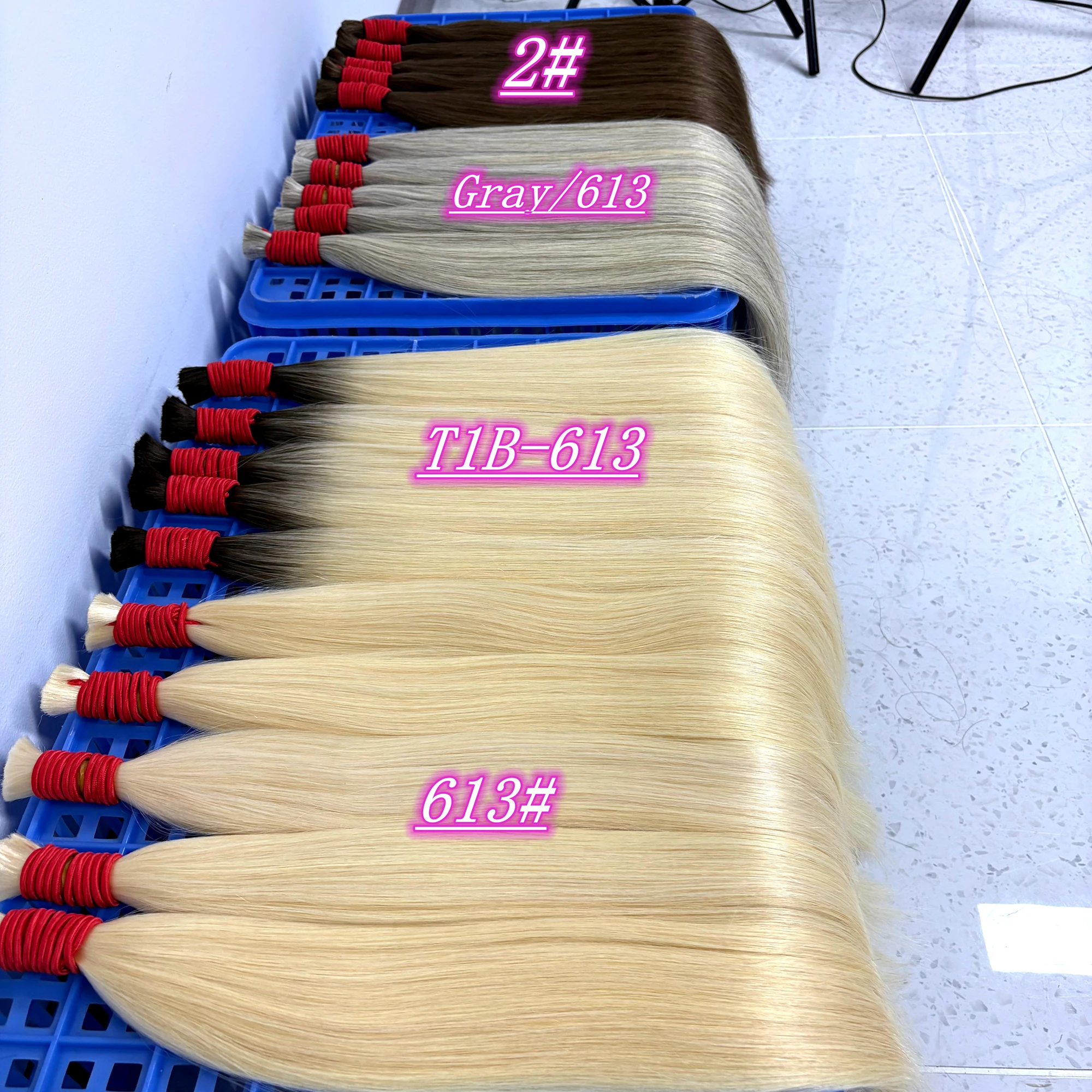 100g/Bundle Human Braiding Hair 26 30Inches 613# Blonde Straight Bulk Human Hair for Boho Braids No Weft Human Hair Extensions