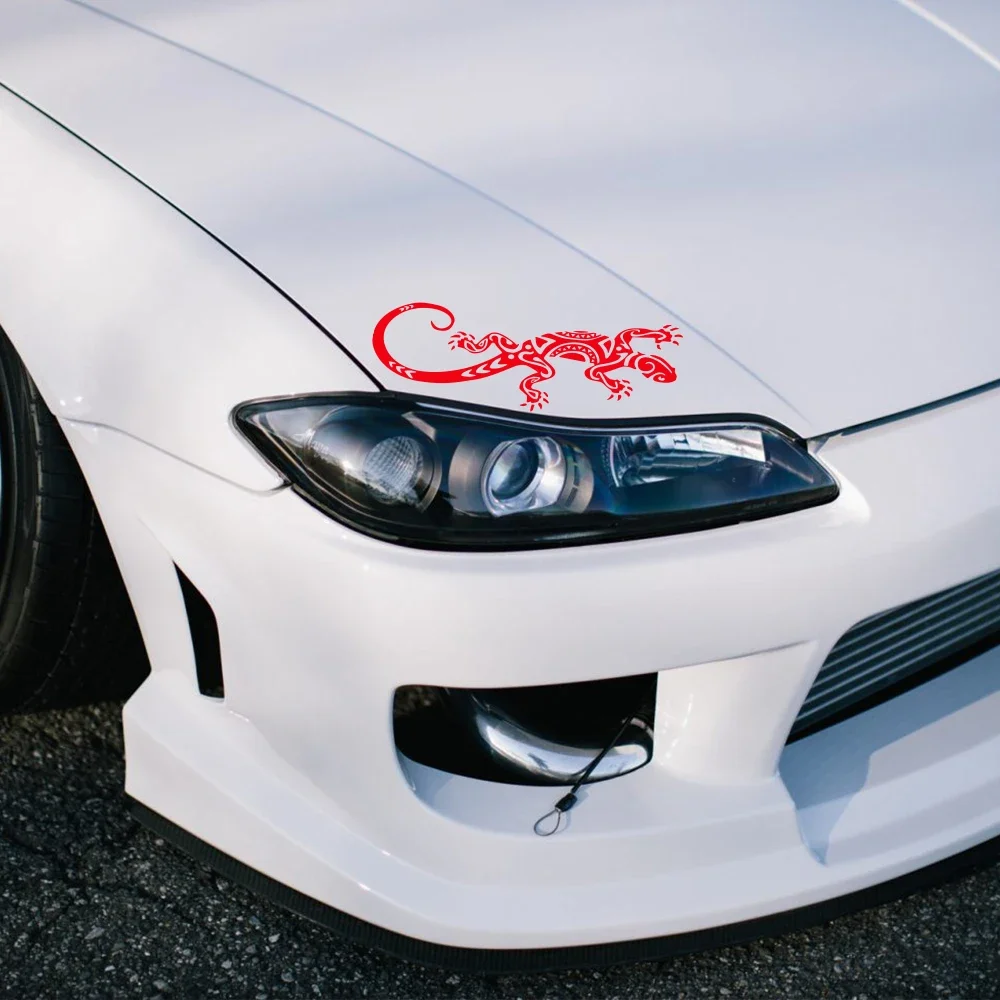 Car Stickers Funny Reptile Lizard Auto Bumper Window Body Vinyl Decals Automobiles Motorcycles Decoration Stickers Accessories