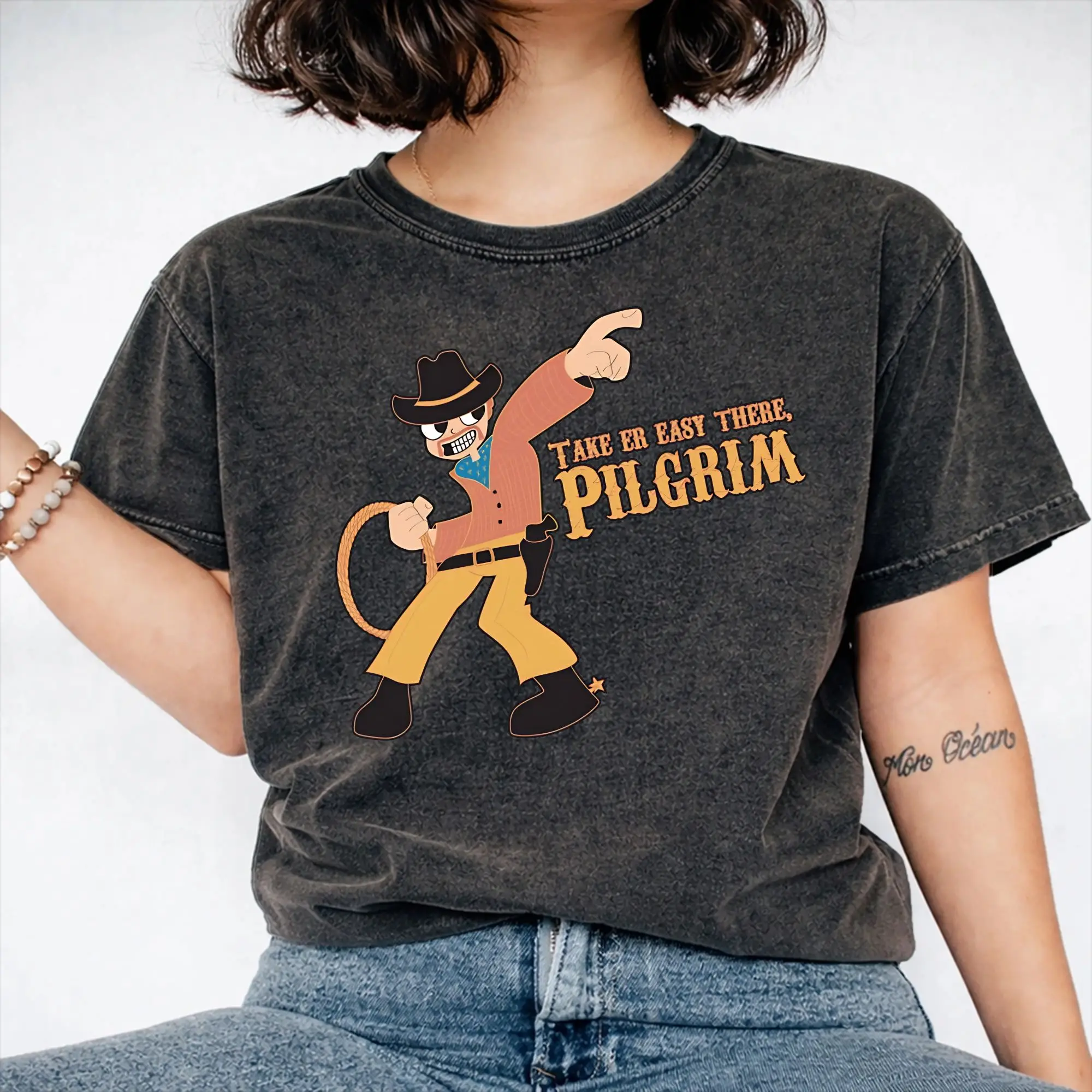 Summer Duke Scotts Pilgrims vs The World Washed Shirts Merch Harajuku T-Shirt  for Men Women Tees